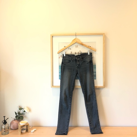 Korean brand dark blue skinny jeans - Picture 1 of 6